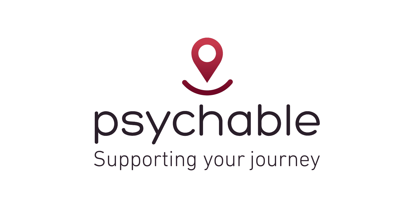 Psychable logo — centered with tagline