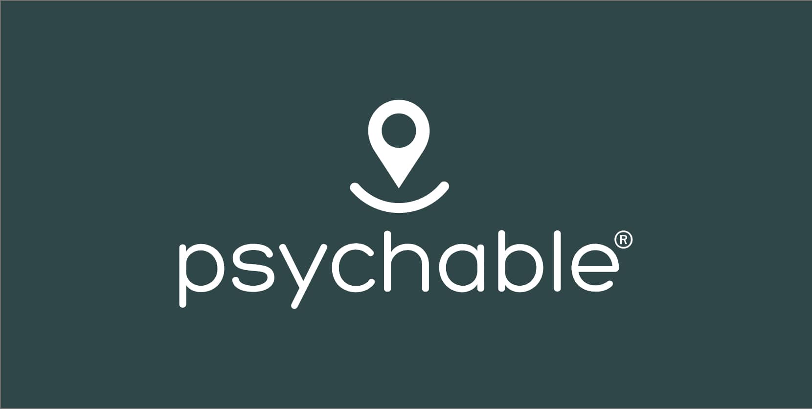Reverse logo on green background